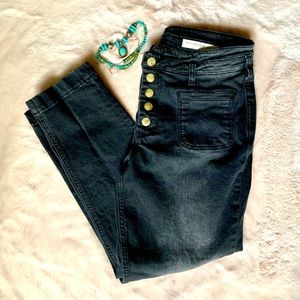 Pilcro High Rise Slim Utility Jeans 28 NWOT